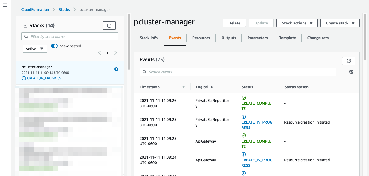 Pcluster Manager install